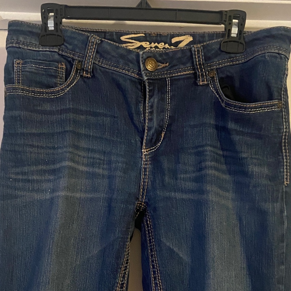 Seven7 Women's Classic Indigo Bootcut Jeans